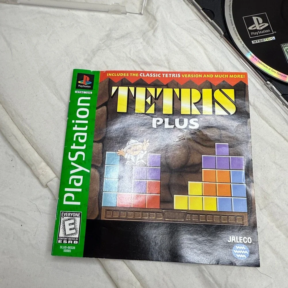Tetris‎ Plus Sony PlayStation 1 PS1 Game Jaleco U/C Complete